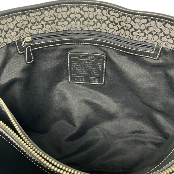 Coach Signature C Logo Business Satchel Tote Bag Mini C  Signature - Picture 5 of 16